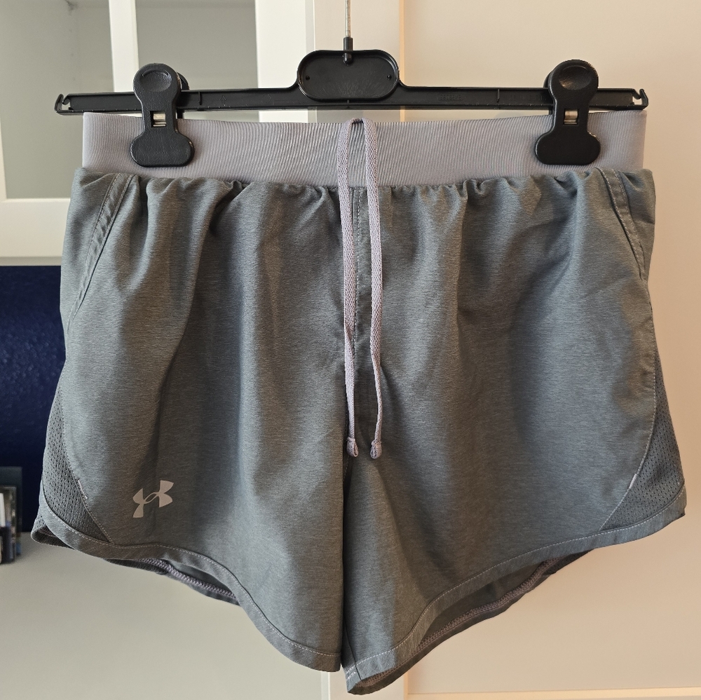 3 Pairs Under Armour Gray/Black Athletic Shorts with Liner